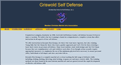 Desktop Screenshot of griswoldselfdefense.com